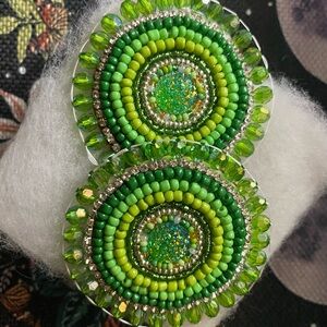 Indigenous handmade earrings.